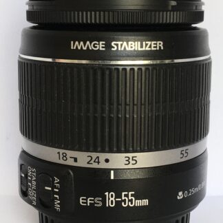 04 Canon EF-S 18-55mm f3.5-5.6 IS DSLR Lens Black