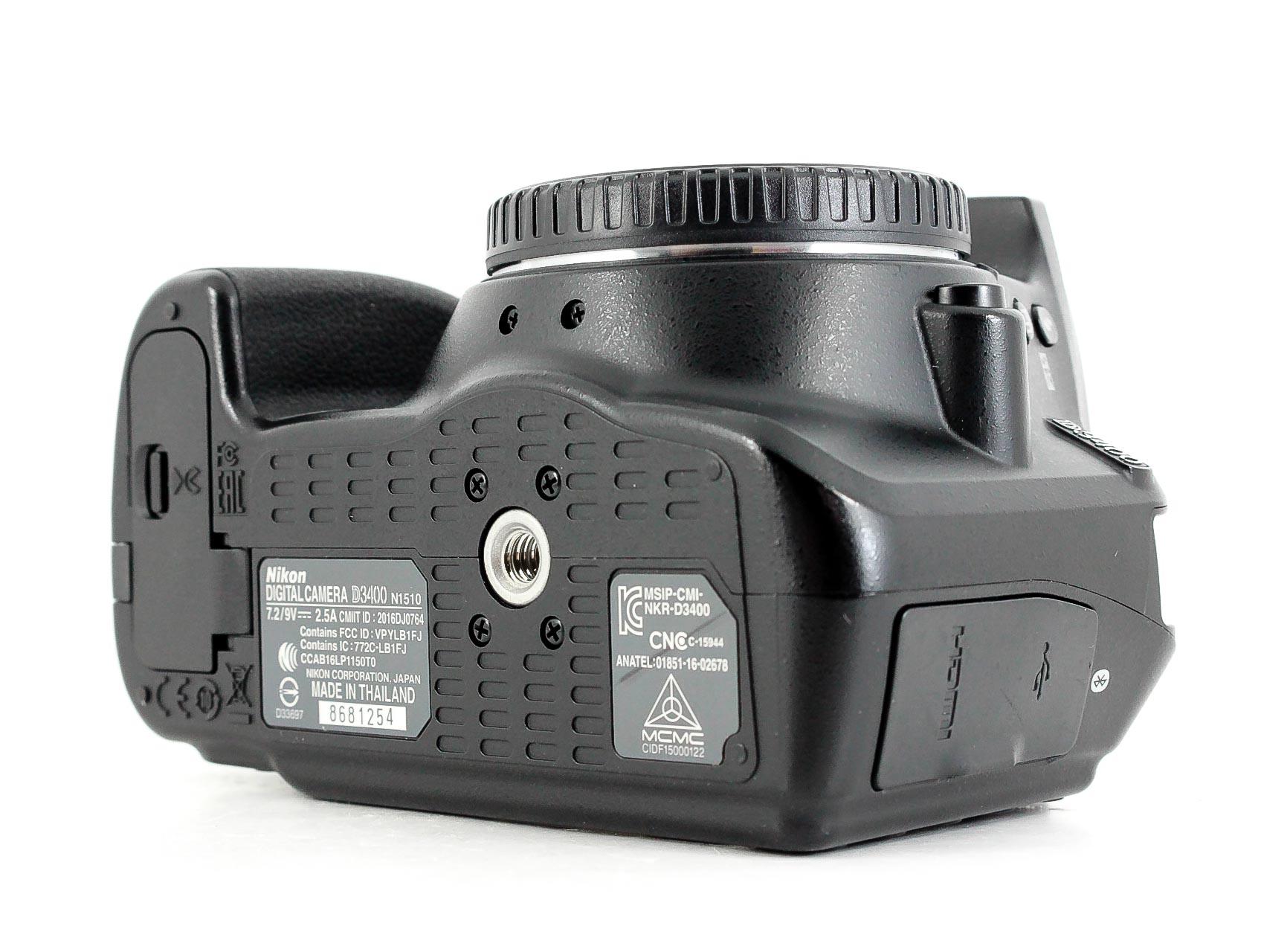 Nikon D3400 24.2MP DSLR Camera - Lenses and Cameras