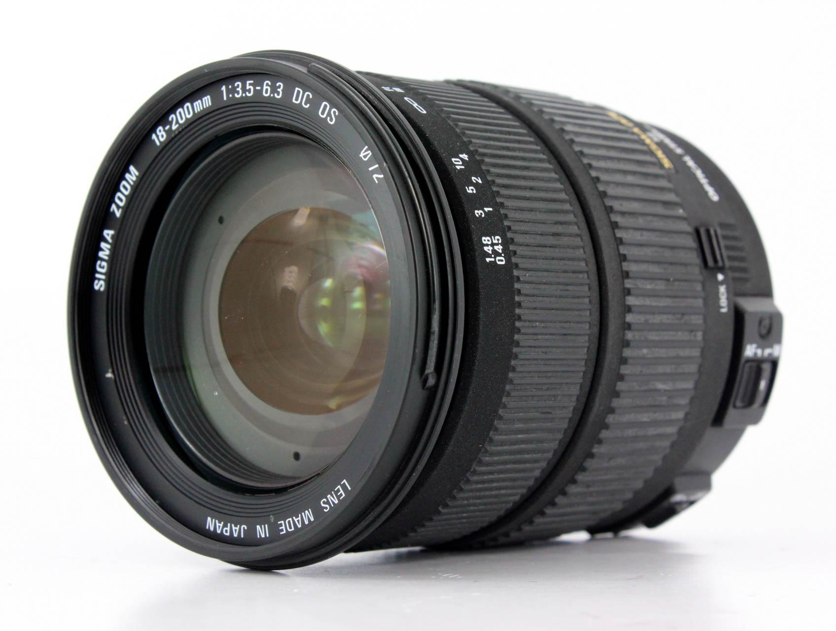 Sigma 18-200mm f/3.5-6.3 DC OS Canon EF-S Fit Lens - Lenses and Cameras