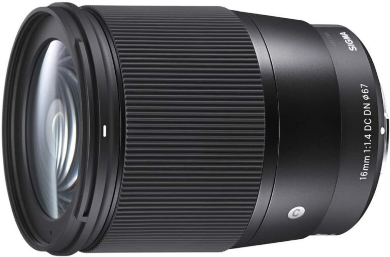 Sigma 16mm f/1.4 DC DN C Sony E Mount Fit Lens - Lenses and Cameras