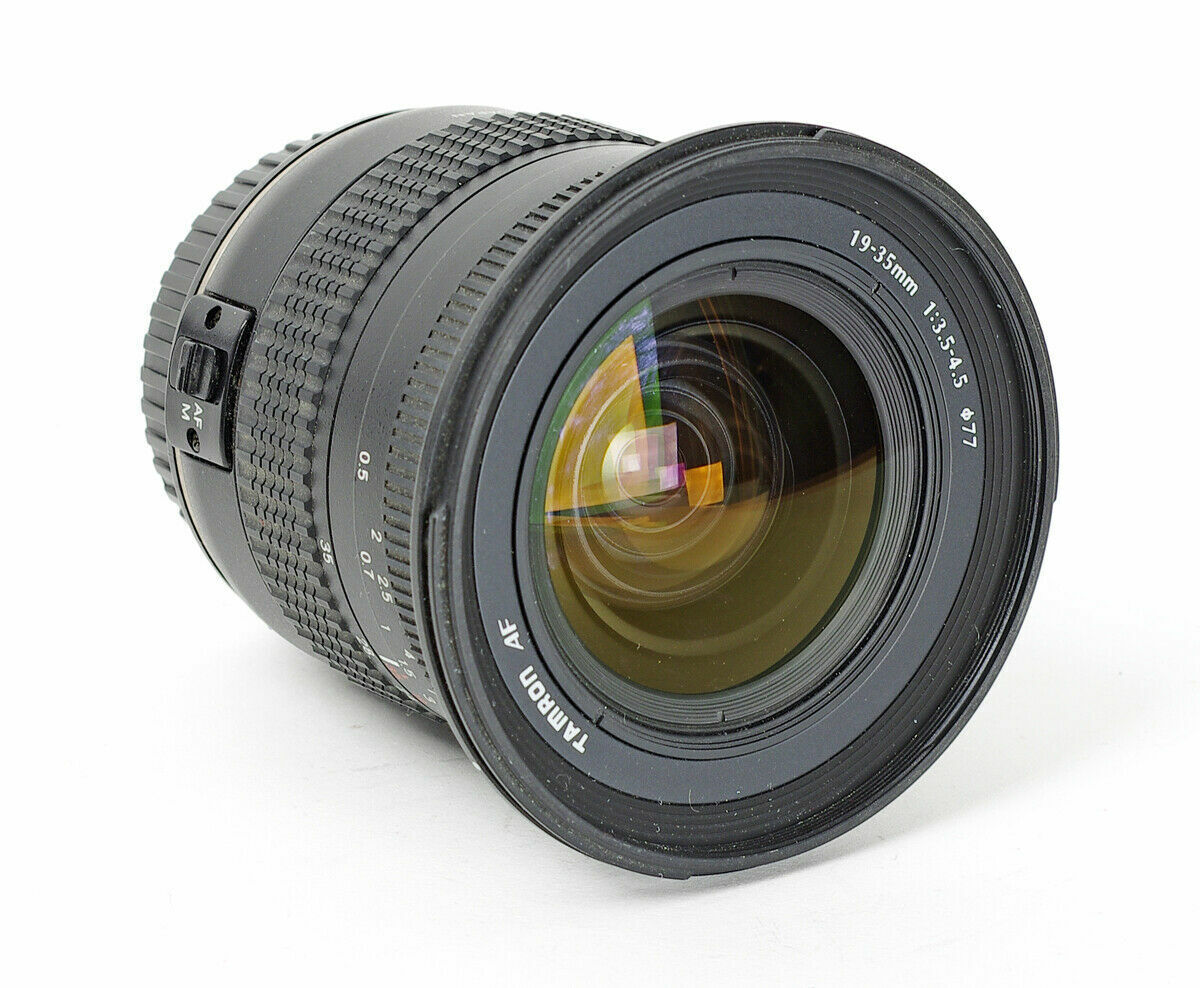 TAMRON AF 19-35mm 3.5-4.5 A10 キャノン用 フード付 - レンズ(ズーム)