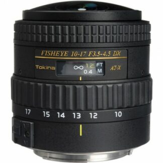 Tokina 10-17mm f/3.5-4.5 AT-X DX AF Fisheye Canon EF-S Fit Lens