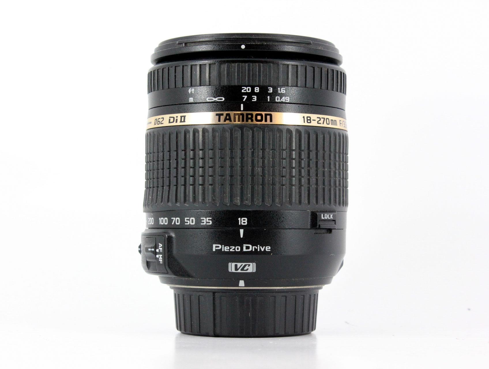 Tamron AF 18-270mm f/3.5-6.3 Di II VC PZD Nikon Fit Lens - Lenses and