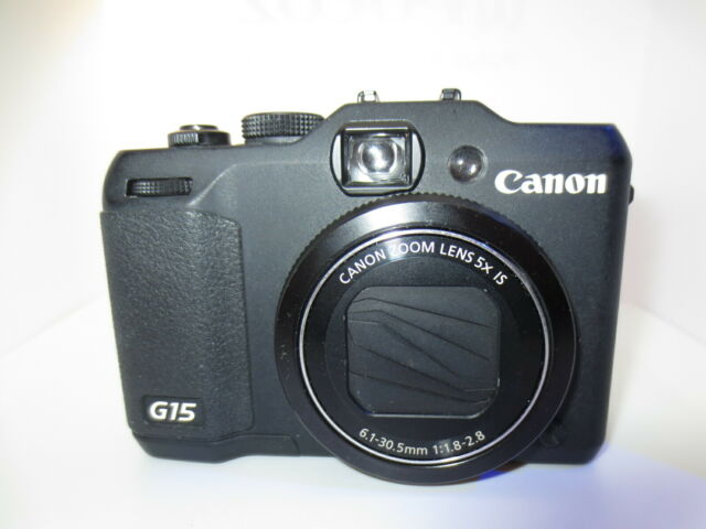 Canon PowerShot G15 12.1MP Digital Camera - Lenses and Cameras