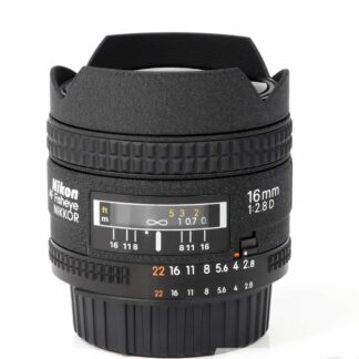 Nikon Nikkor 16mm f2.8 D AF Fisheye Lens