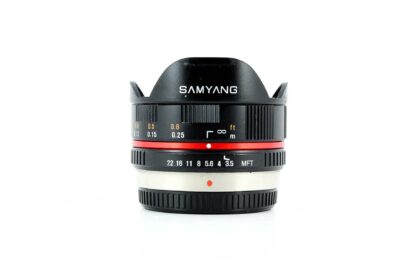 Samyang 7.5mm f/3.5 UMC Lens For micro Four Thirds - Black