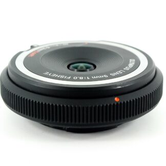 Olympus 9mm f/8 Fisheye Micro 4/3 Mount Pancake Lens - Black