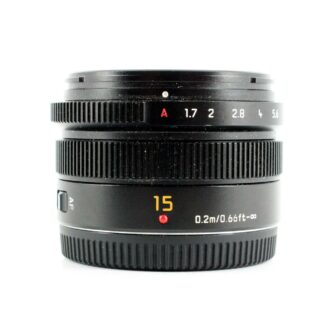 Panasonic Leica DG Summilux 15mm f/1.7 ASPH Lens