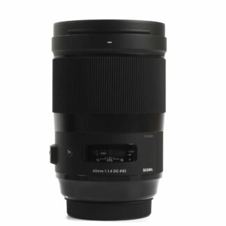 Sigma 40mm f1.4 AF DG HSM Art Canon EF Fit Lens