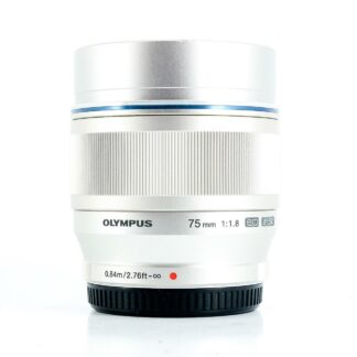 Olympus M.Zuiko Digital ED 75 mm f1.8 Lens - Silver