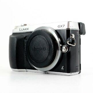 Panasonic Lumix DMC-GX7 16MP Digital Camera (Body Only) - Black/Silver
