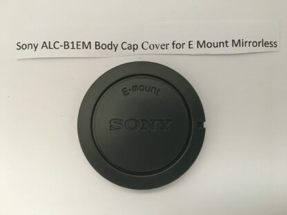 Sony ALC-B1EM Body Cap Cover for E Mount Mirrorless Cameras - Silver / Black