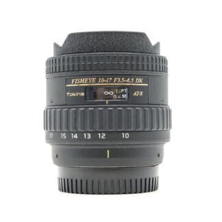 Tokina 10-17mm f/3.5-4.5 AT-X DX AF Fisheye Nikon Fit Lens