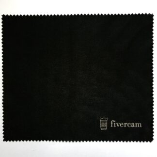 Fivercam - Black Microfiber Cleaning Cloth for Lenses & Eyeglasses