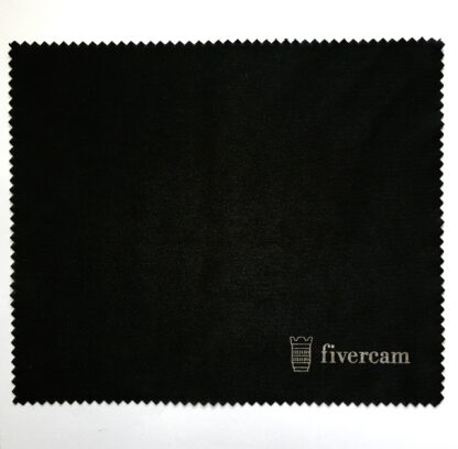 Fivercam - Black Microfiber Cleaning Cloth for Lenses & Eyeglasses