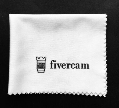 Fivercam - White Microfiber Cleaning Cloth for Lenses & Eyeglasses