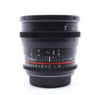 Samyang 50mm T1.5 AS UMC VDSLR - Canon Fit Lens