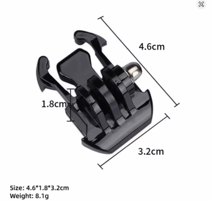 Quick Release buckle clip base mount for GoPro 12 11 10 9 8 7 6 4 Insta360 X2 X3 - Image 3