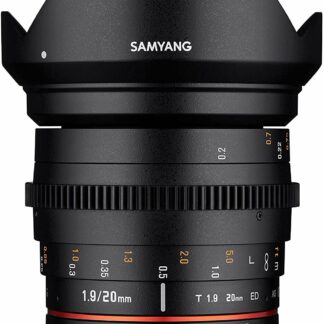 Samyang 20mm T1.9 VDSLR ED AS IF UMC - Canon EF-M Fit