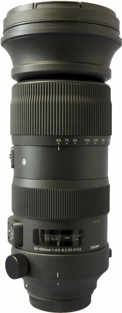 Sigma 60-600mm f/4.5-6.3 DG OS HSM SPORT Canon Fit Lens