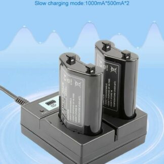 Smart Dual Battery Charger for EN-EL4 EN-EL4a Nikon D2H D2HS D2X D2XS D3S D3X F6 (MH-21 / MH22)