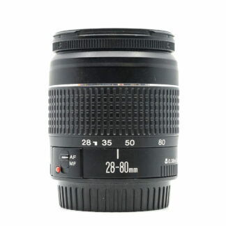 Canon EF 28-80mm f/3.5-5.6 II Black Lens.