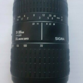 Sigma 70-300mm F4-5.6 D DL Macro Super Lens - Nikon Fit - Non-Motorised