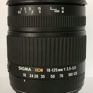 Sigma 18-125mm f/3.5-5.6 DC Canon EF-S - SLD Glass Lens