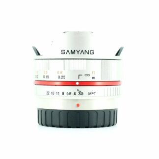 Samyang 7.5mm f/3.5 UMC Lens For micro Four Thirds - Silver