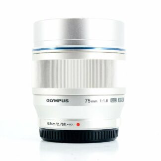 Olympus M.Zuiko Digital ED 75 mm f/1.8 Lens - Silver
