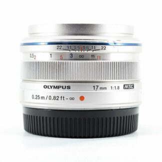 Olympus M.Zuiko Digital 17mm f/1.8 Lens - Silver