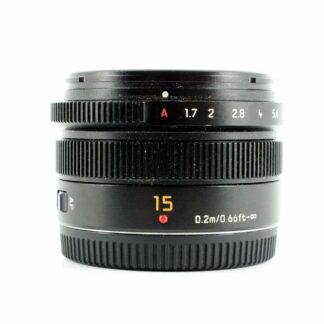 Panasonic Leica DG Summilux 15mm f/1.7 ASPH Lens