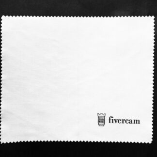 Fivercam - White Microfiber Cleaning Cloth for Lenses & Eyeglasses