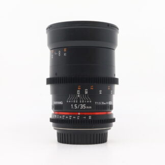 Samyang 35mm T1.5 AS UMC II - Canon EF Mount lens