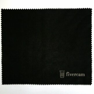 Fivercam - Black Microfiber Cleaning Cloth for Lenses & Eyeglasses