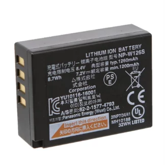 NP-W126S NP-W126 Battery for FUJI X-T2 T1 T20 T10 E3 E2S E2 E1 M1 A10 A7 A5 A3