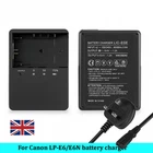 LC-E6E LC-E6 Charger for BG-E6 BG-E7 BG-E9 BG-E11 BG-E13 BG-E14 BG-E16 Grips
