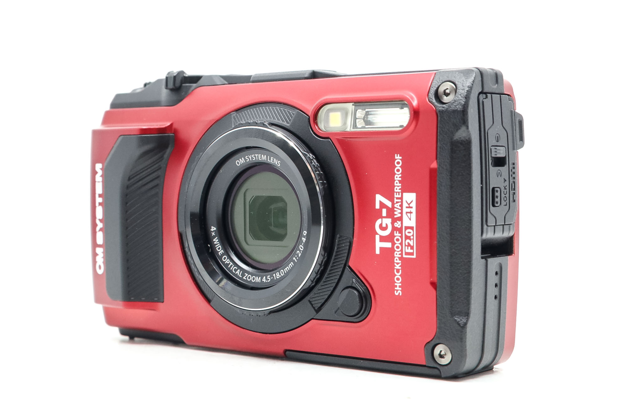 OM SYSTEM Tough TG-7 12MP Digital Camera - Red