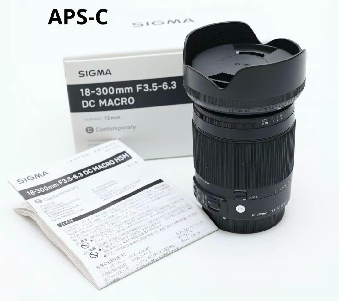 Sigma 18-300mm F/3.5-6.3 DC Macro OS HSM 'C' Lens Canon Fit + Original BOX